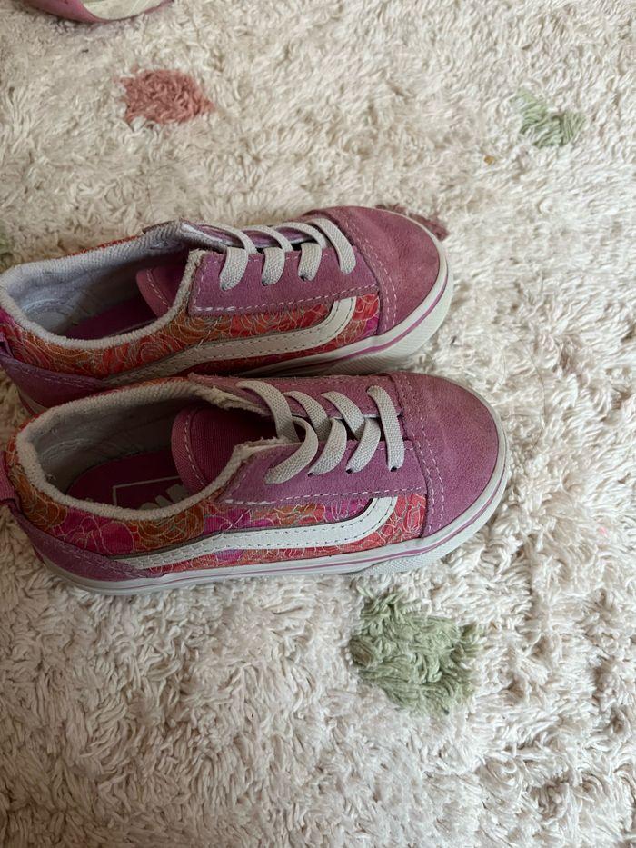 Vans rose old school taille 23,5 - photo numéro 4