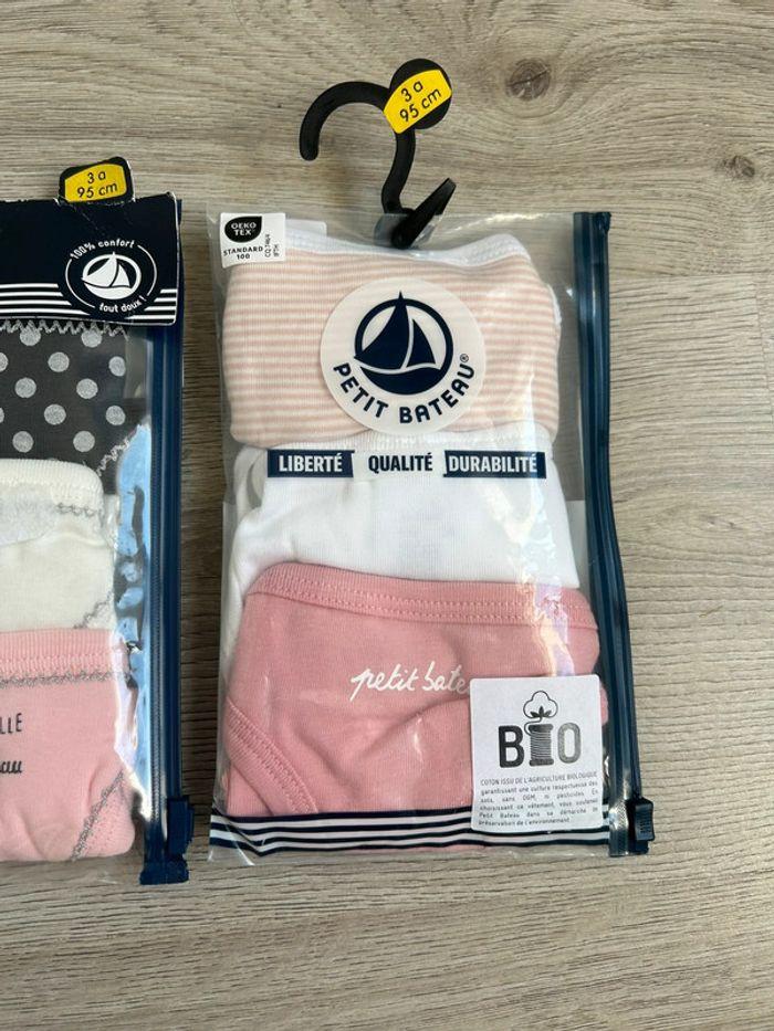 Lot de 9 culottes Petit Bateau 3 ans Neuves - photo numéro 4