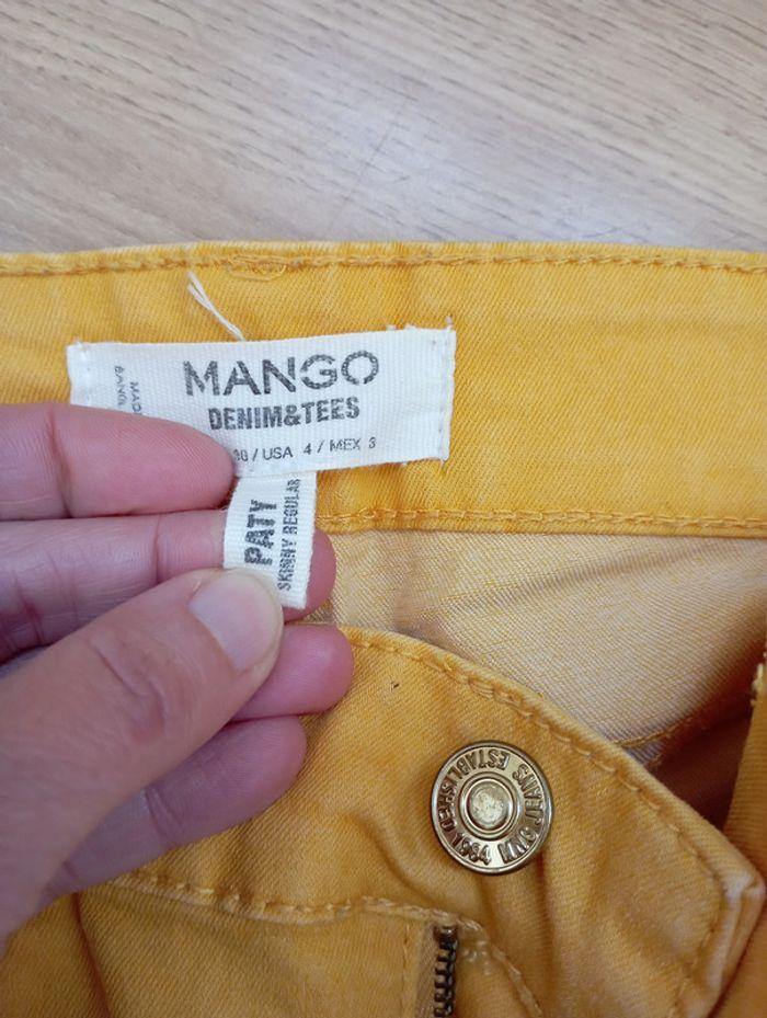 Jean skinny Mango jaune 34 - photo numéro 5