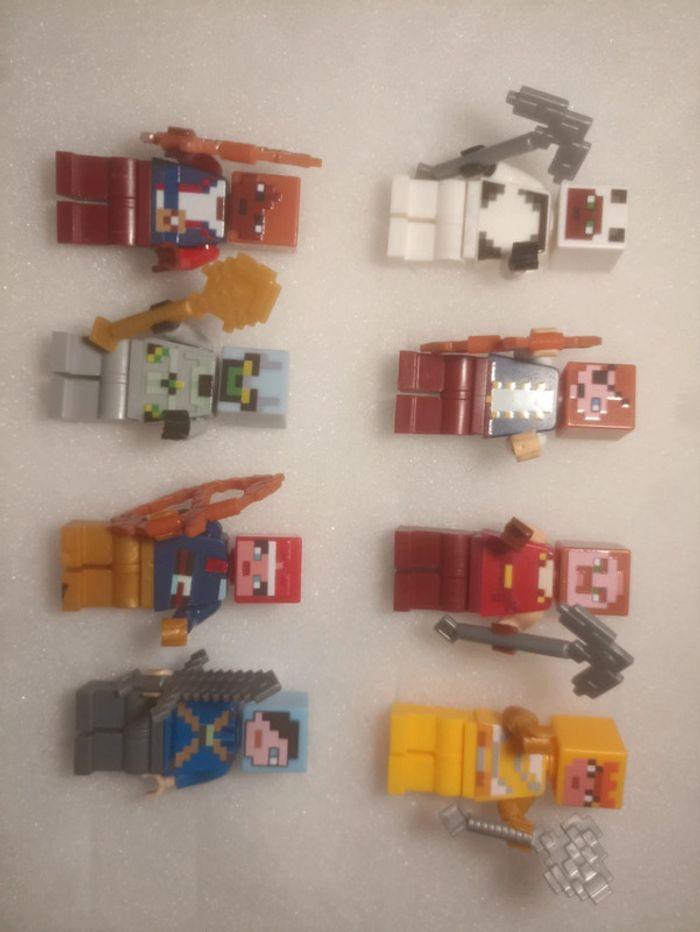 Lot de 8 figurines Lego Minecraft - photo numéro 2