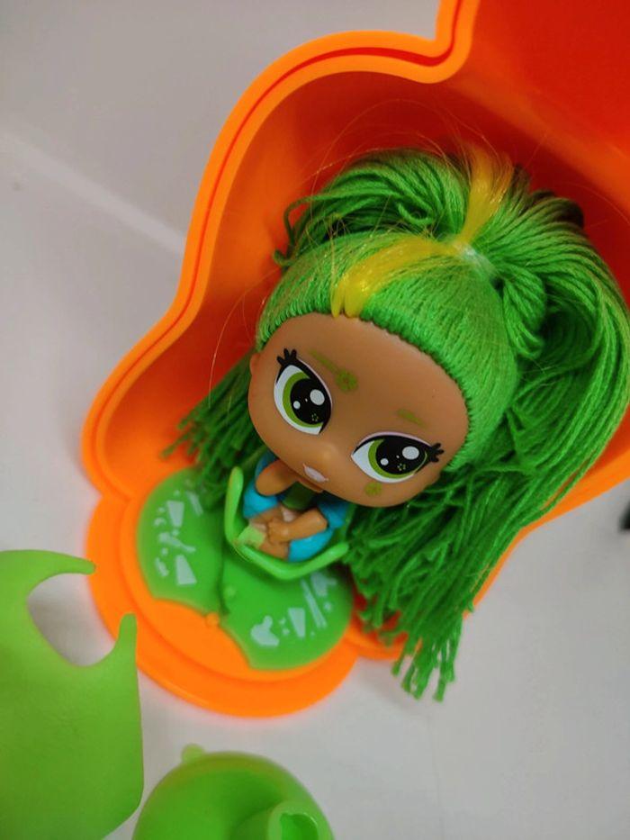 Collection Salon glamourz dooz bouteille de shampoing orange poupée vert green Poppy headstart - photo numéro 2