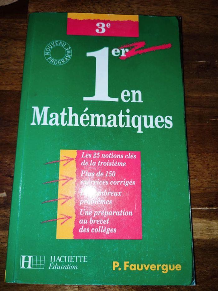 Lot de livres de  math - photo numéro 1