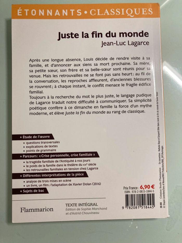 Juste la Fin du Monde de Lagarce - photo numéro 2