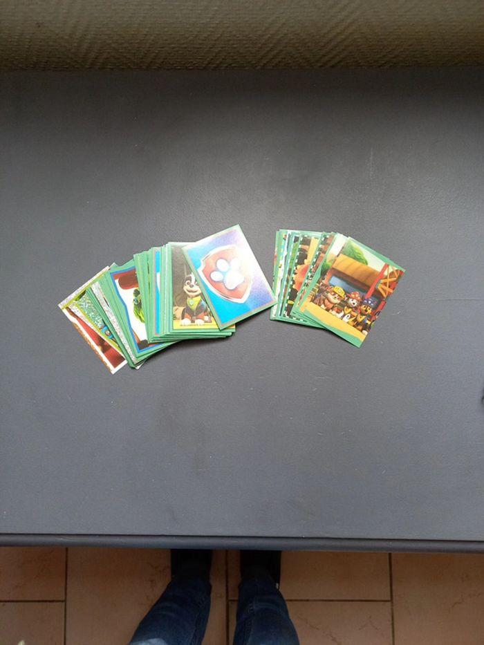 Lot cartes Panini Paw Patrol Dino Rescue - photo numéro 1