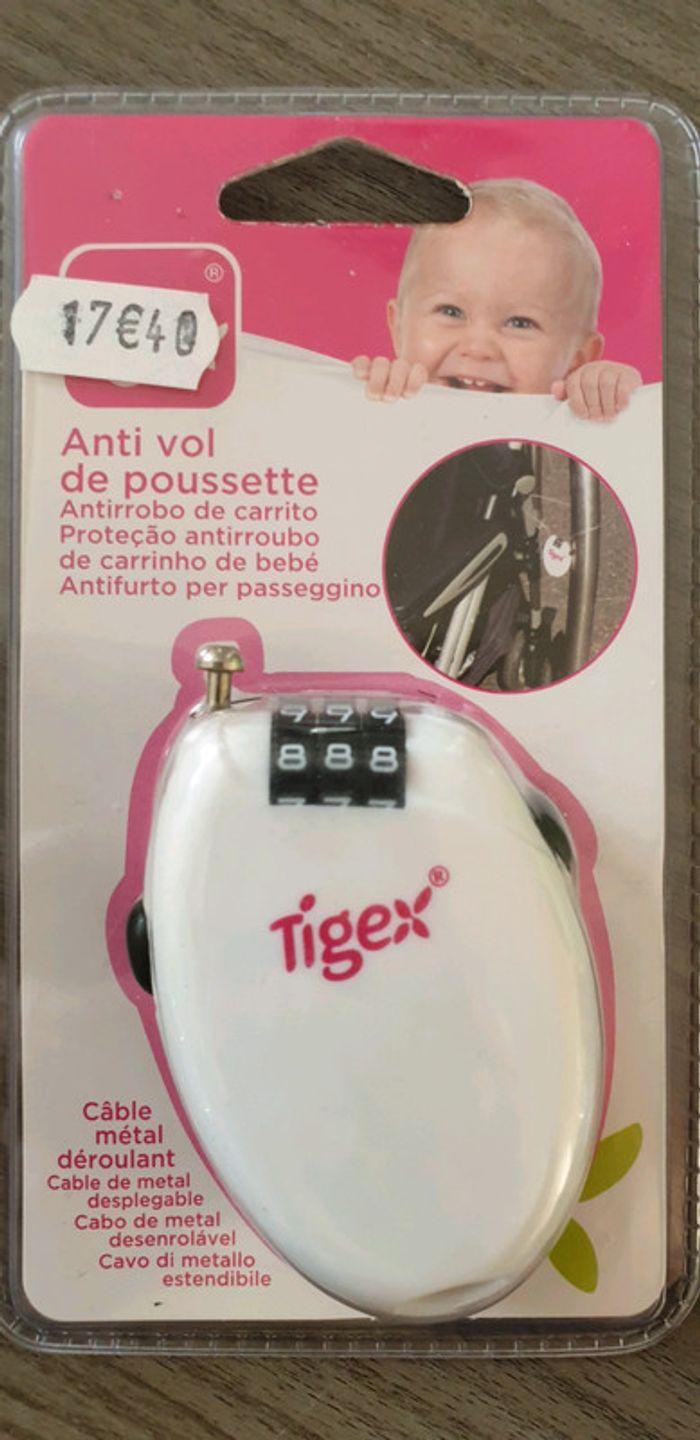 Anti vol de poussette à codes neuf tigex - photo numéro 1