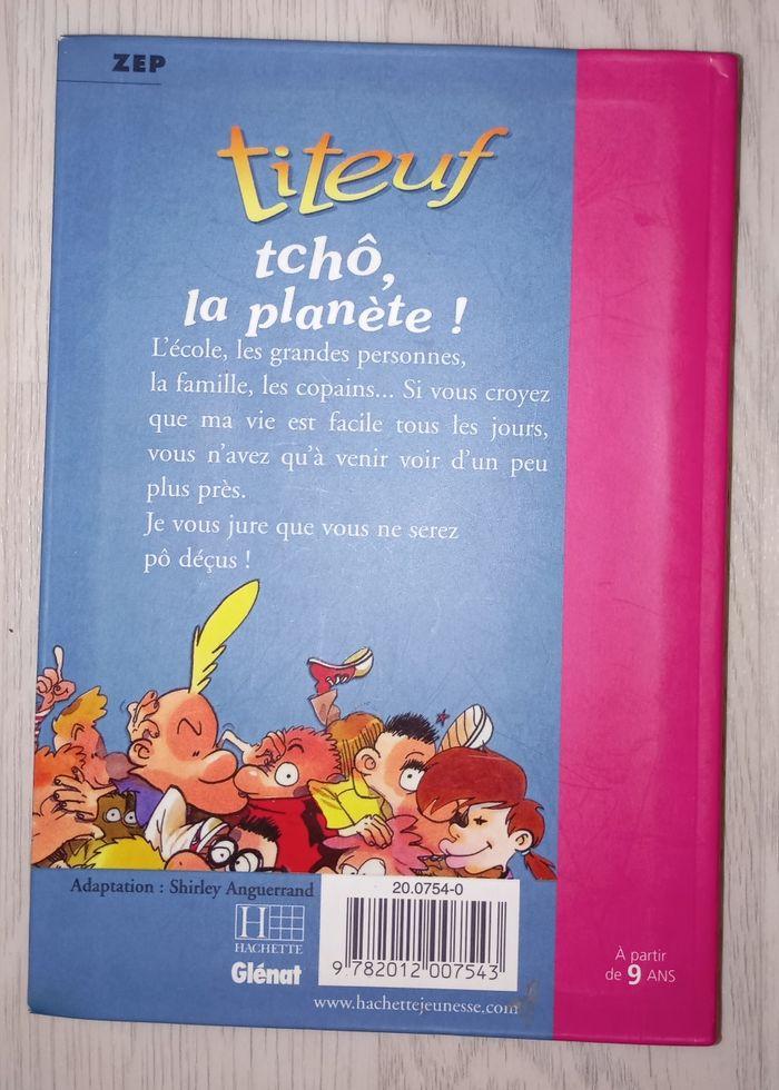 Livre Titeuf "Tchô, la planète" ZEP
bibliothèque rose - photo numéro 2