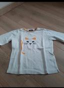 Pull Okaïdi blanc taille 8 ans / 128 cm