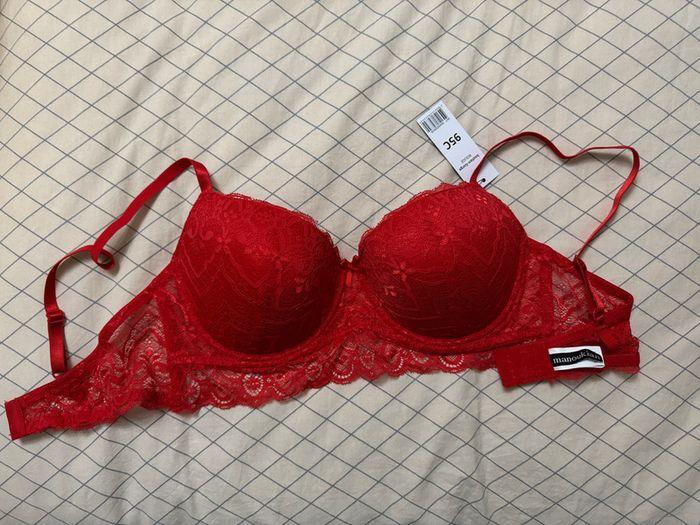 Magnifique Soutien-Gorge rouge Manoukian 95C neuf