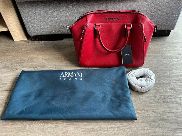 Sac Armani Jeans rouge - photo numéro 1