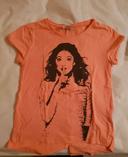 T shirt violetta  orange disney 8 ans