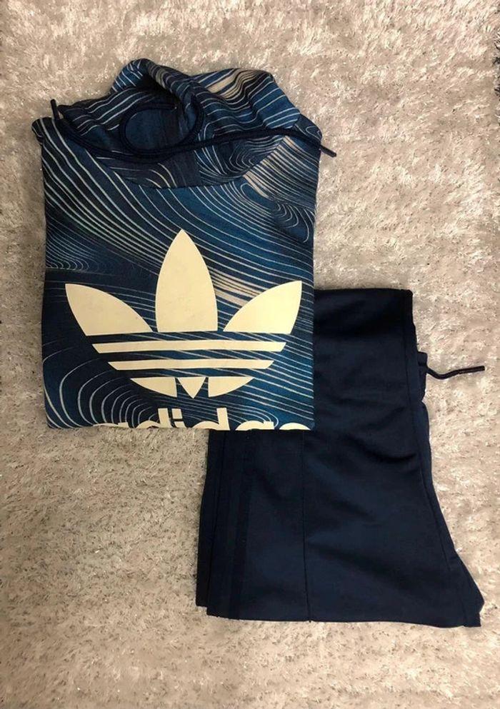 Ensemble Adidas bleu Taille 36 / S Femme - photo numéro 1