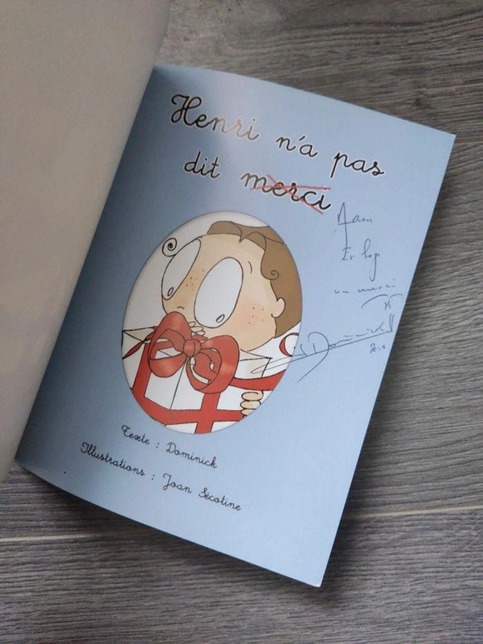 Henri n'a pas dit merci livre - photo numéro 3