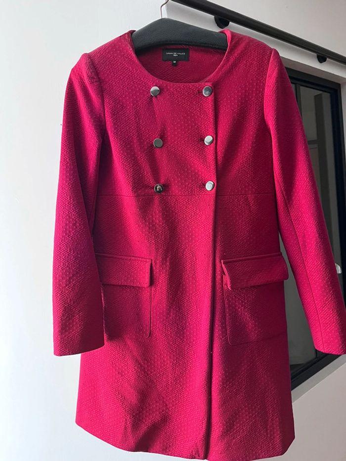 Manteau rouge grain de malice - T 38 - photo numéro 1