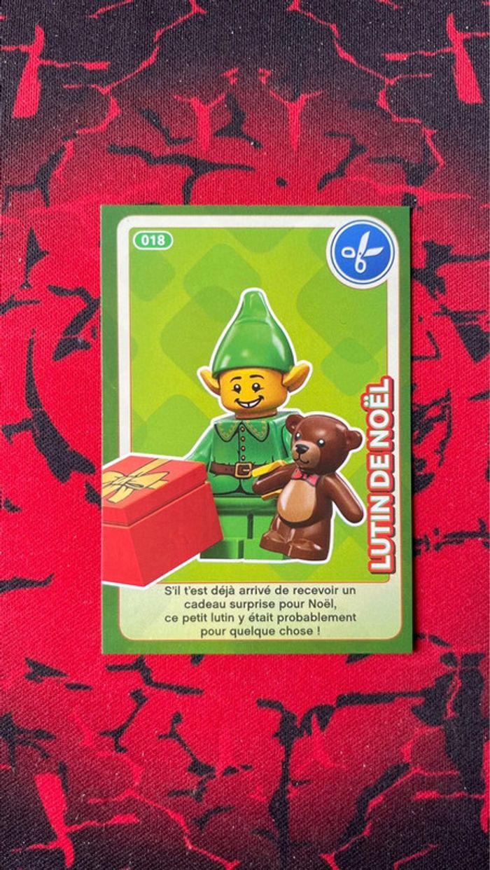 Carte Lego Créé ton Monde #018 - Lutin de Noël