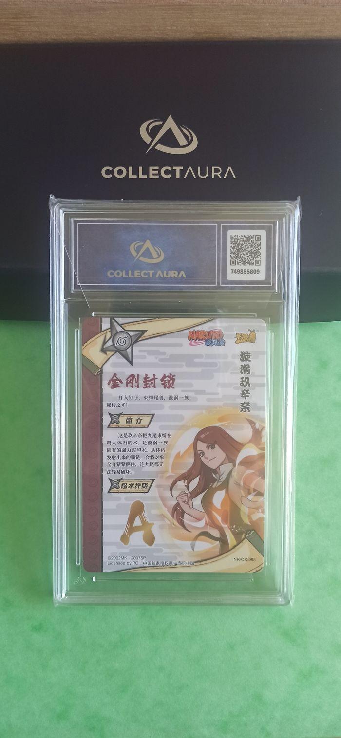 Carte gradé Naruto kayou kushina OR 9.5 collect aura - photo numéro 2