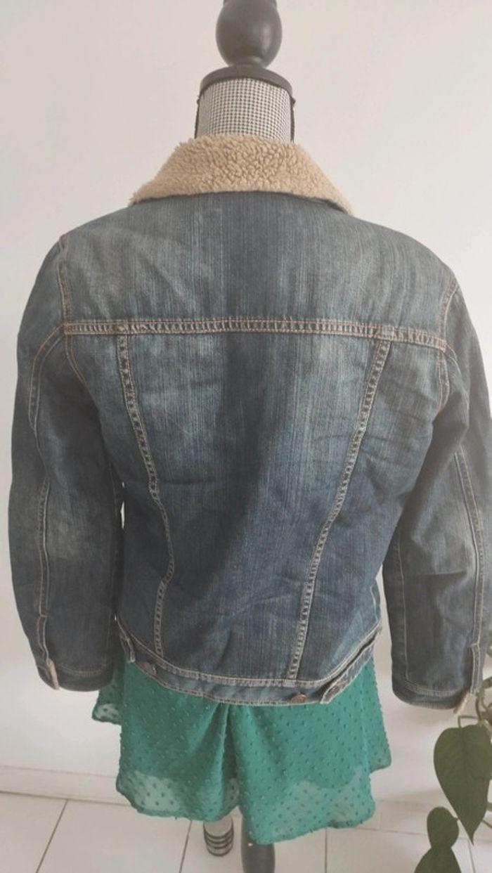 Veste jean sherpa esprit - photo numéro 2