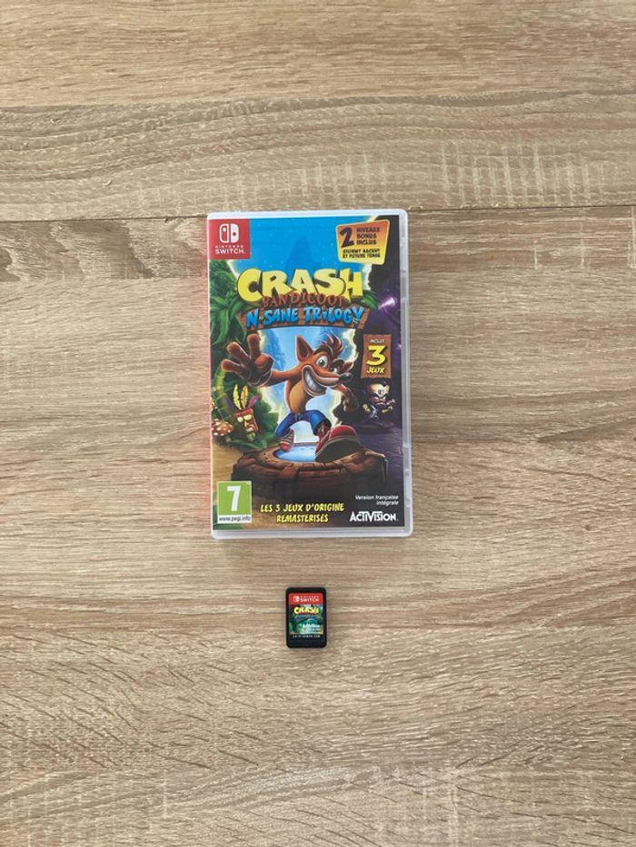 Jeu Nintendo switch crash bandicoot nsane trilogy - photo numéro 1