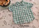 Chemise bébé garçon 18 mois