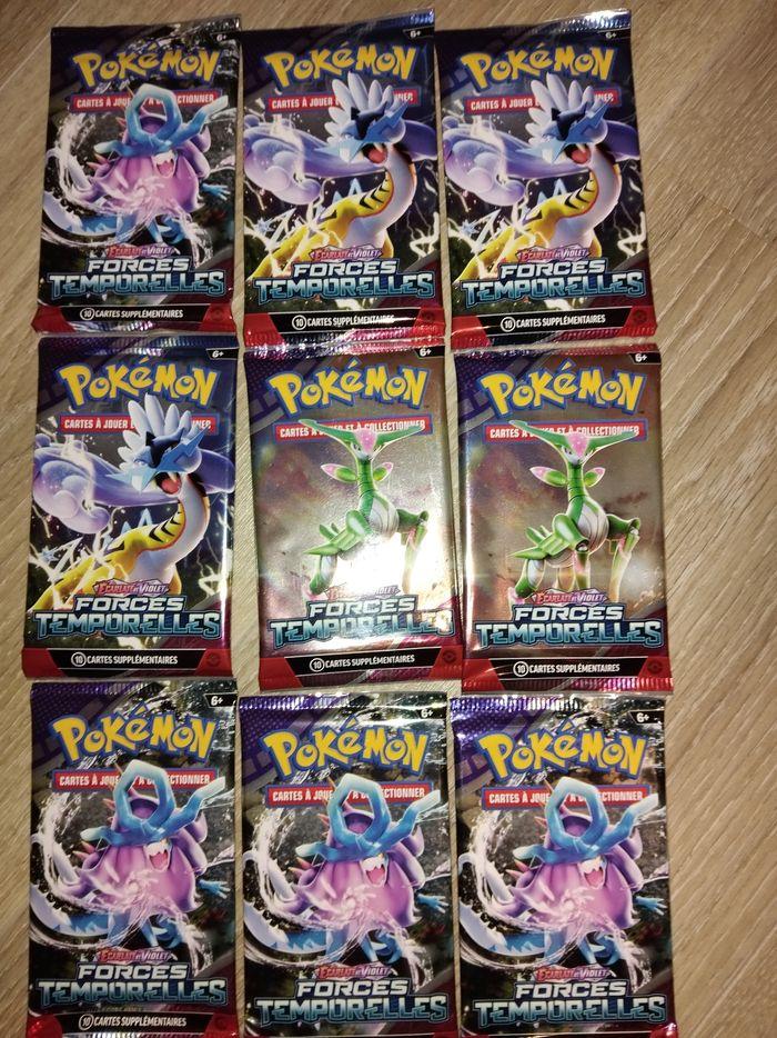 9 boosters neufs scellés force temporelle fr pokemon