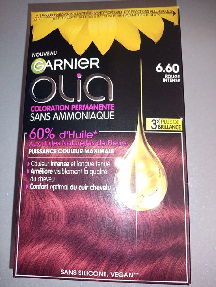 Coloration Garnier olia rouge intense - photo numéro 1