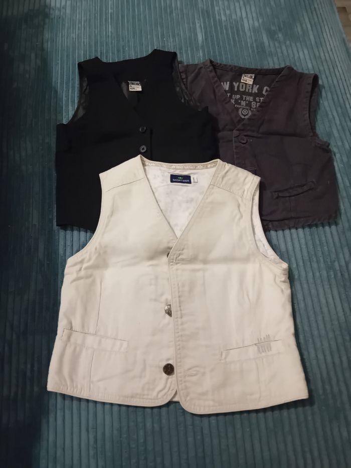 Lot de 3 gilet de costume