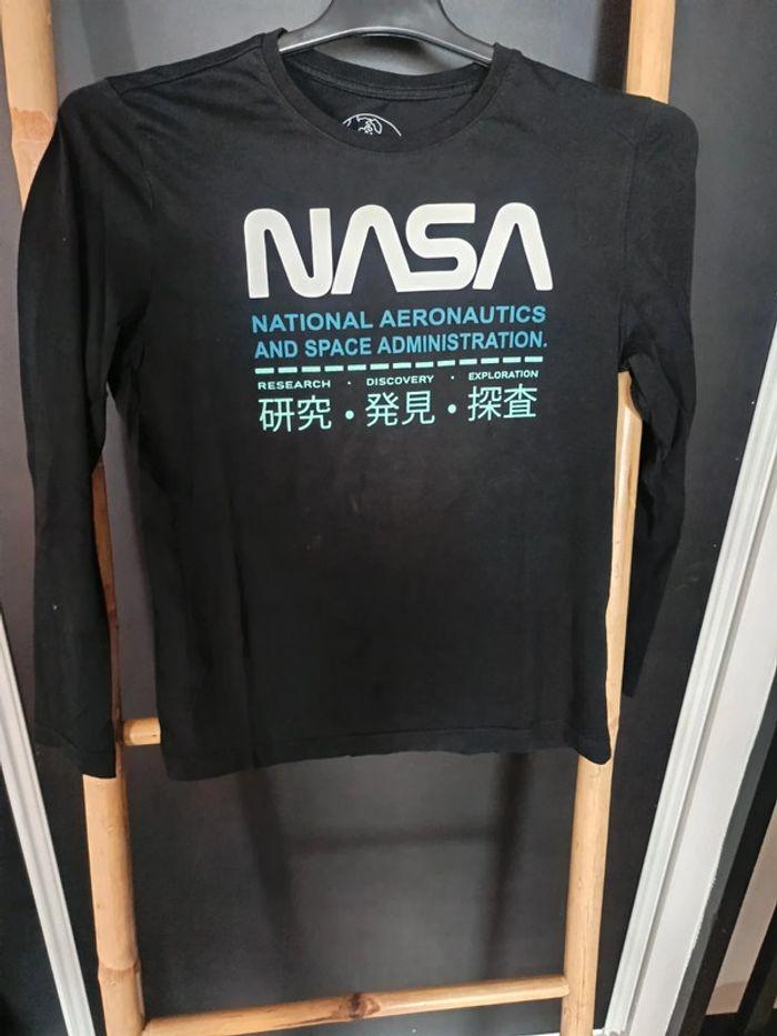 👦 tee-shirt garçon manches longues taille xxs NASA. - photo numéro 2