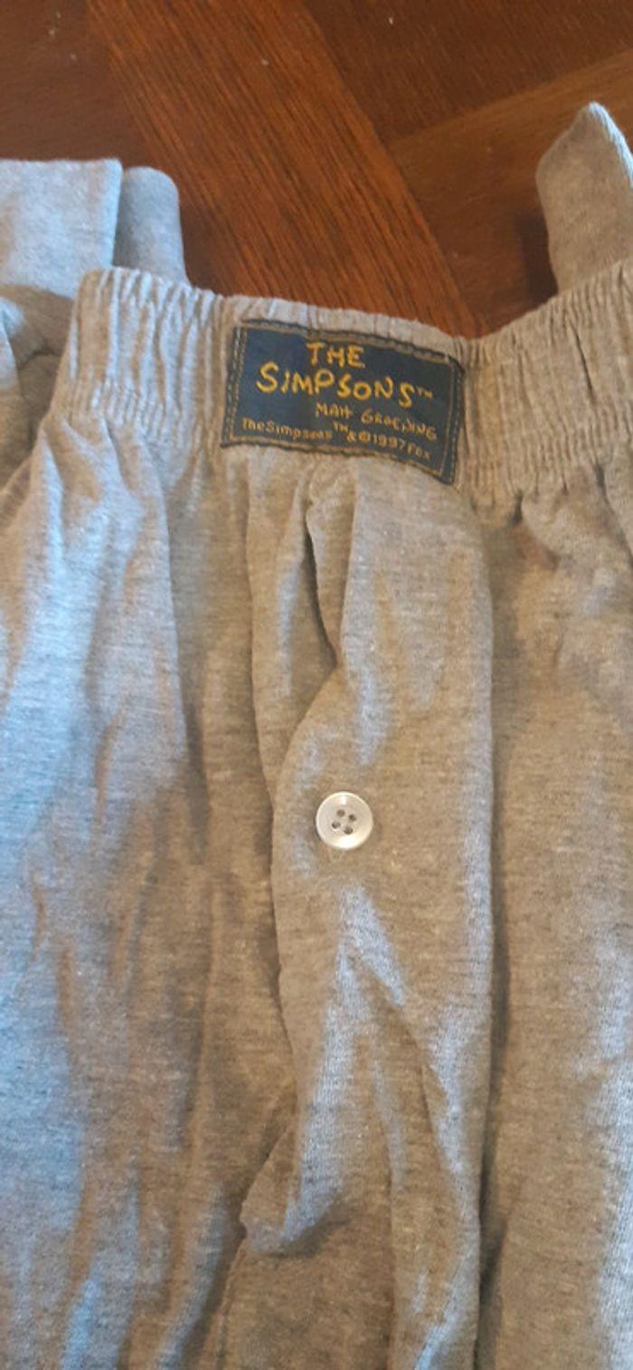 Pyjama long Simpsons taille xl gris - photo numéro 2