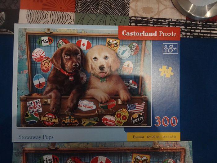 Jeu enfant - Puzzle 300 pièces - Chiots - Stowaway Pups - photo numéro 3