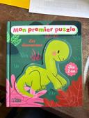 Livre Mon Premier Puzzle Les dinosaures - Très bon état