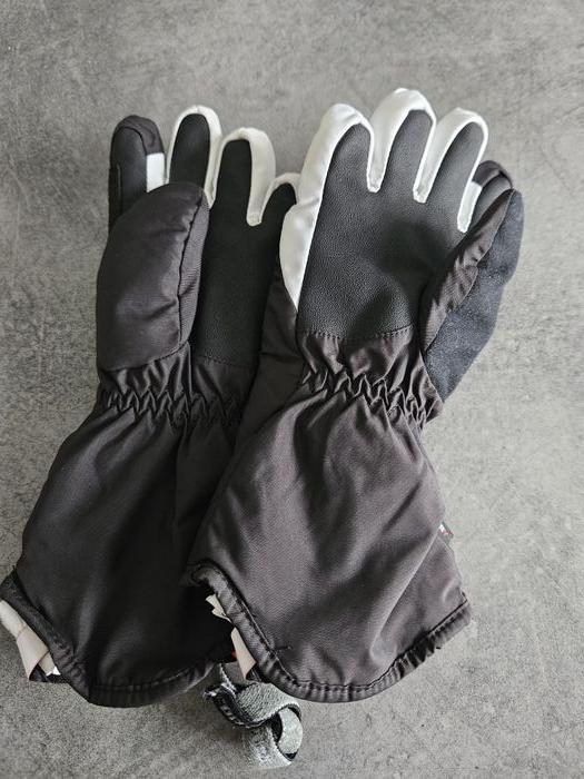 Gants de ski enfant - noir et blanc - 6 ans - Wedze - photo numéro 2