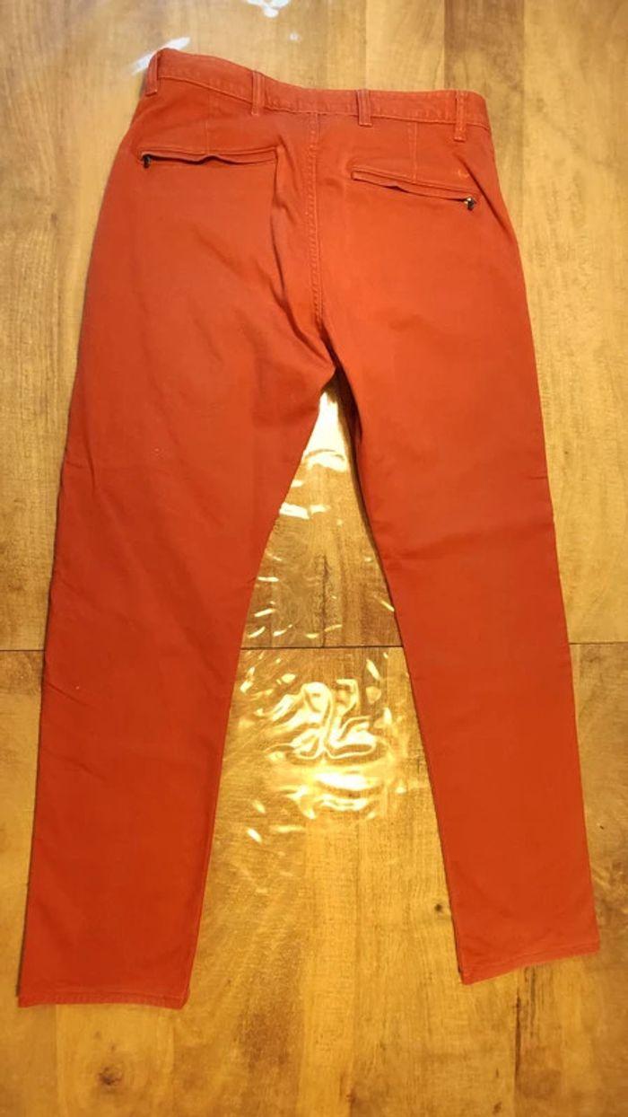 Pantalon chino Dockers rouge/orange (corail) Slim W31L32 - photo numéro 3