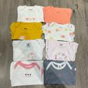 Lot bodies 9 mois manches courtes petit bateau et kiabi