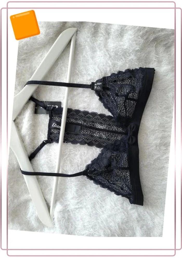 🌻 Soutien gorge bralette noir taille 85B neuf - photo numéro 5