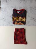 Pyjama Harry Potter Taille 6 ans Gryffondor