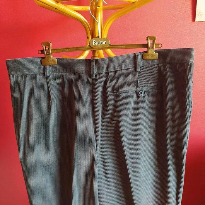 Pantalon en Velours Gris Homme Taille 54 - photo numéro 7