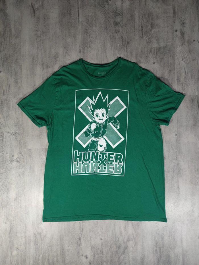 T-shirt Gon Freecss Licence Hunter x Hunter Vintage Vert Taille 2XL Homme - photo numéro 1