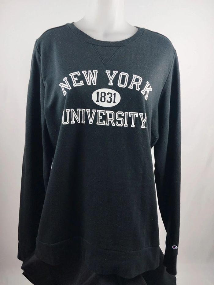 Sweat Champion New York University Noir XXL - photo numéro 1