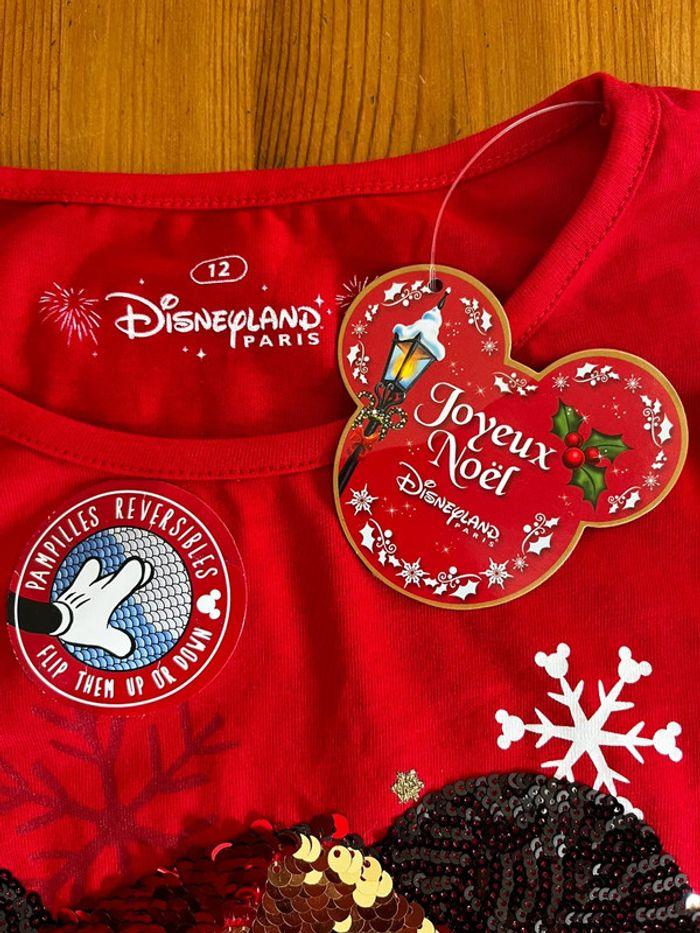 Haut Mickey de Noël sequins Disneyland Paris - photo numéro 4