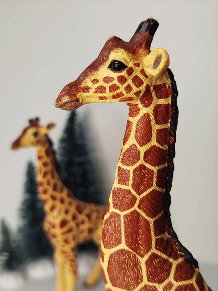 Figurine girafe et son girafon Papo - photo numéro 7