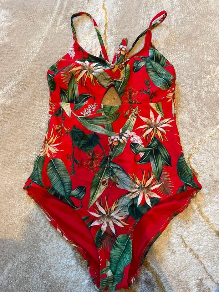 Maillot de bain rouge 1 pièce - photo numéro 1