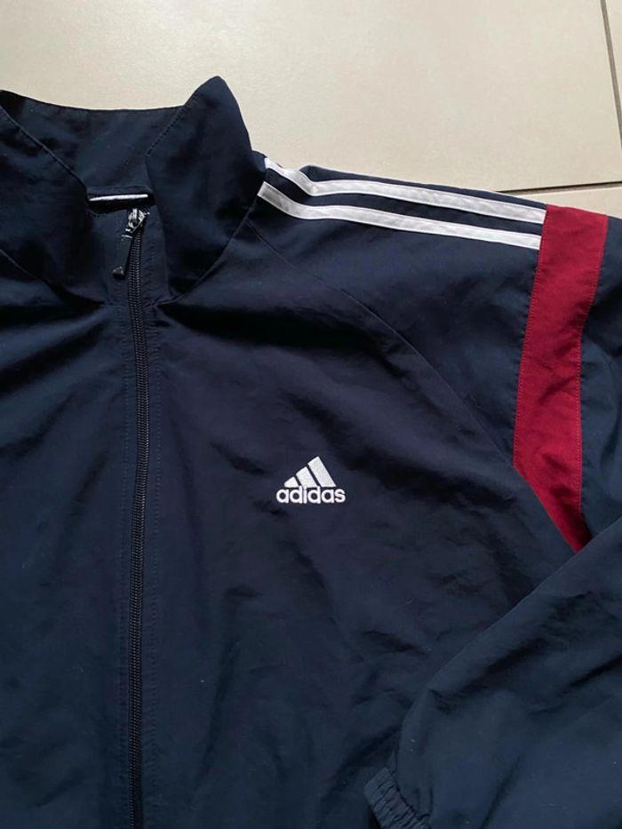 Veste vintage Adidas logo brodé - photo numéro 4