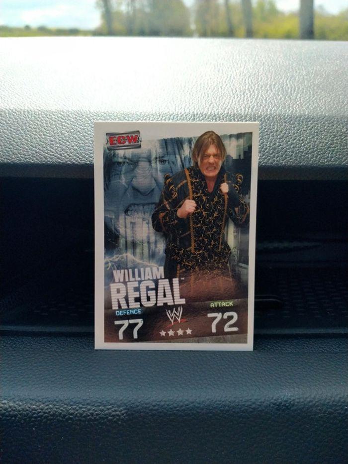 Carte William Regal Topps Slam Attax trading card game ECW Evolution 2009 - photo numéro 1