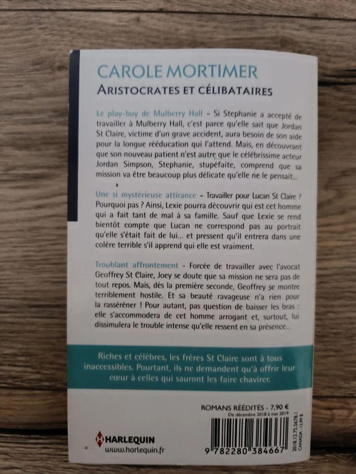 Aristocrates et célibataires de Carole Mortimer - photo numéro 3