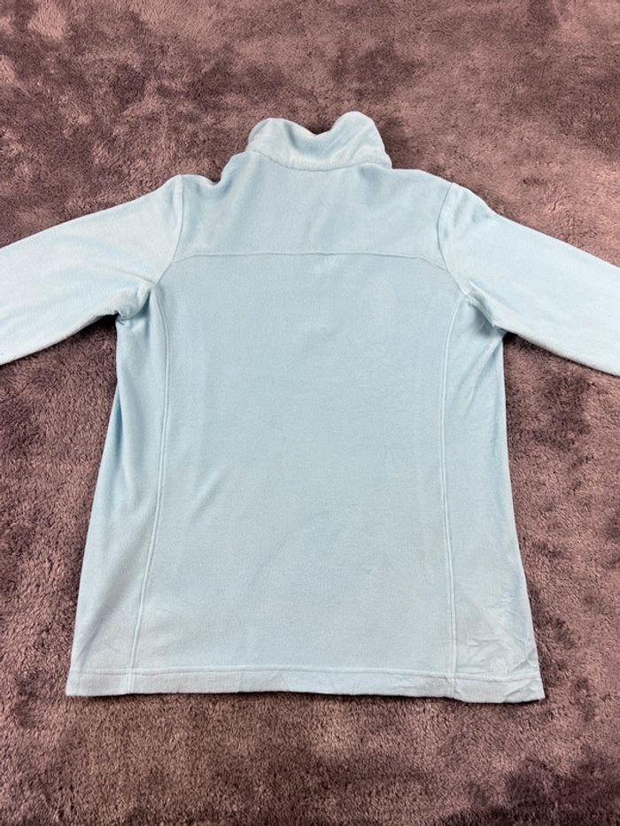 👕 Pull sweat de sport moleton fin Femme demi zip Columbia Lake Aloha Bleu ciel Taille L 👕 - photo numéro 2