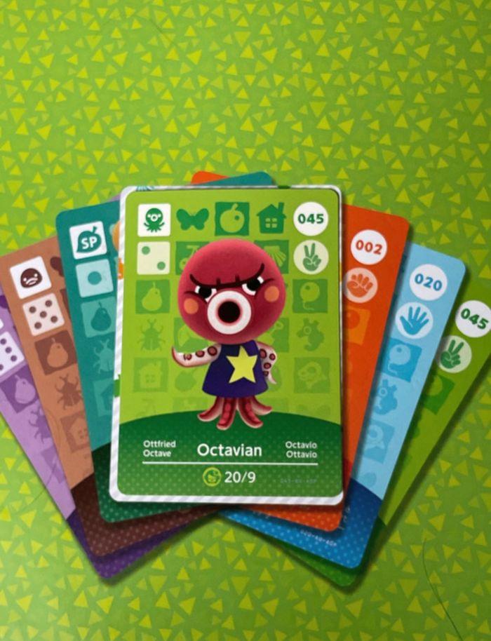 Carte amiibo animal crossing Octave n°045