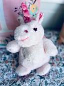 Marionette doudou licorne 25cm