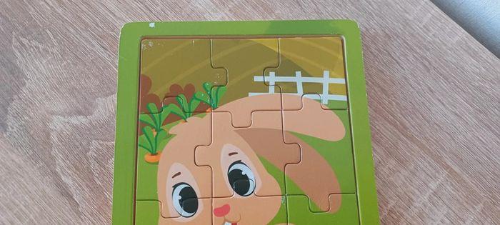 Jouet : lot de 2 puzzles bébé/enfant en bois, 12 pièces chacun - photo numéro 8