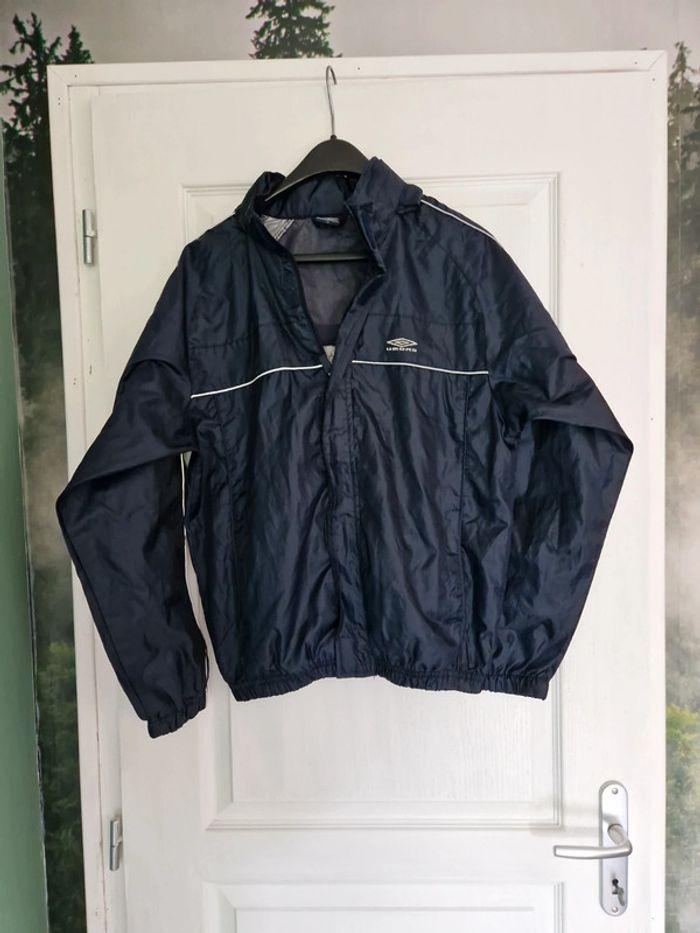 Veste de pluie extérieure umbro vintage taille 13 ans - photo numéro 2