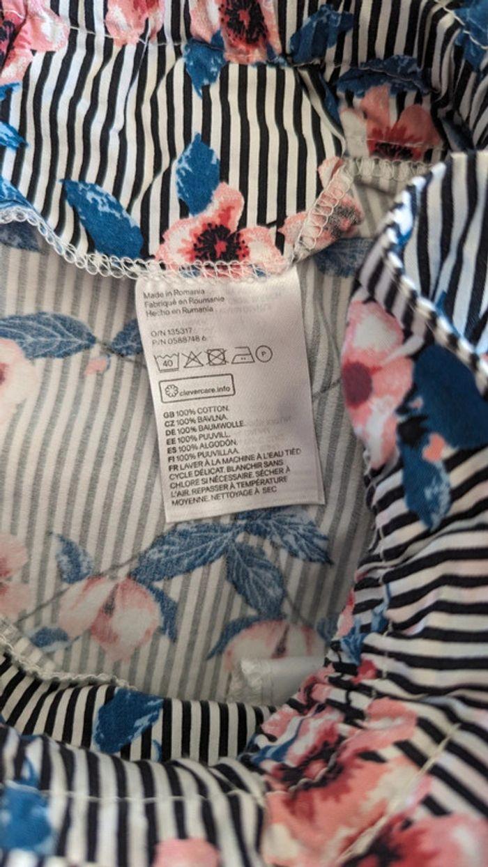 Pantalon jambes larges H&m 38 fleures de cerisiers - photo numéro 6