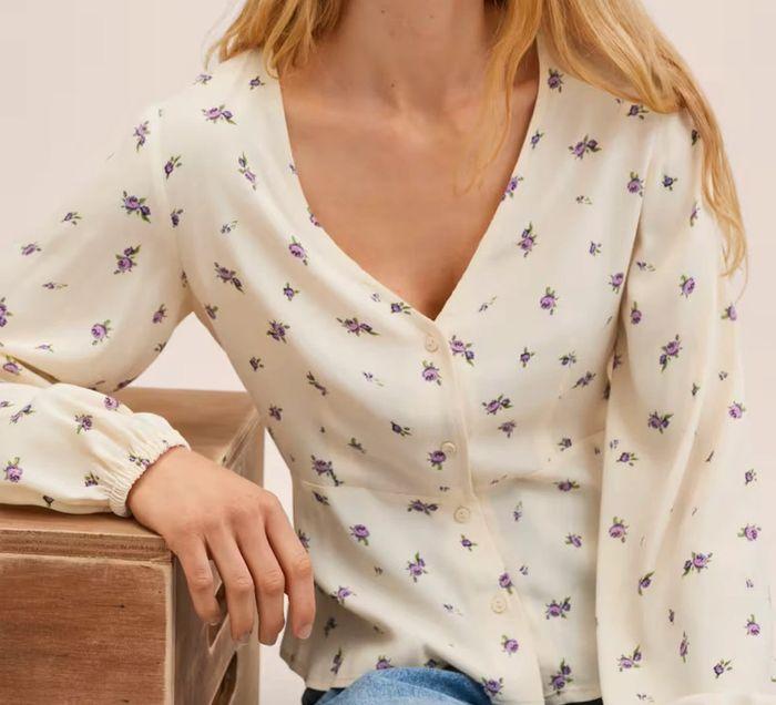 Blouse à fleurs - Mango - photo numéro 5